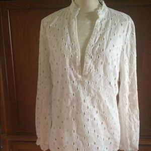 INC White decorative swim cover